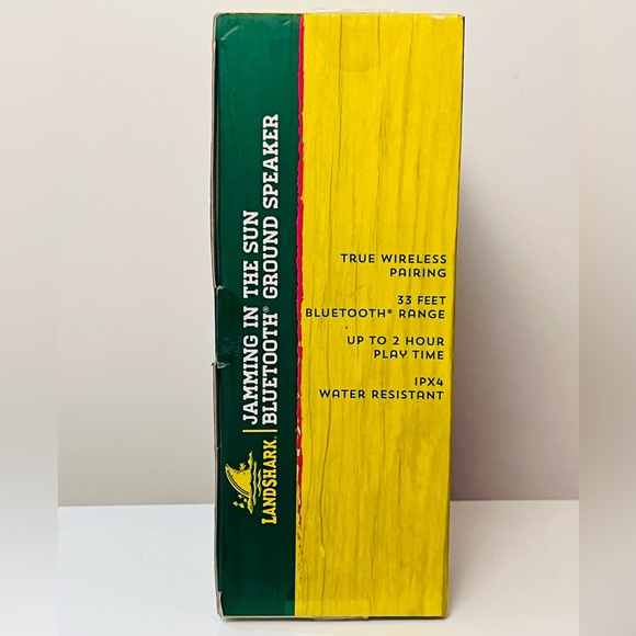 LandShark Jamming In The Sun Bluetooth Ground Speaker Beach/Pool - Picture 4 of 5